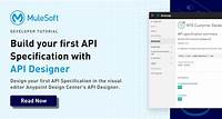 Build your first API Specification with API Designer