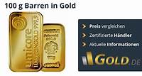 100g Goldbarren kaufen | Preis vergleichen mit GOLD.DE