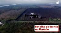 Vídeo mostra batalha aérea de drones na Ucrânia