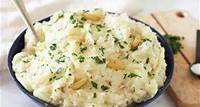 Roasted Garlic Mashed Potatoes Recipe 100 mins