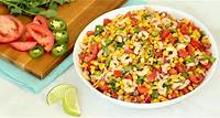 Healthy Blackened Shrimp & Corn Salad Recipe