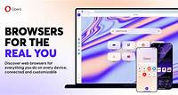 Browser für alle Geräte: PC, Smartphone & Tablet | Opera