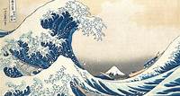 Katsushika Hokusai | Under the Wave off Kanagawa (Kanagawa oki nami ura), also known as The Great Wave, from the series Thirty-six Views of Mount Fuji (Fugaku sanjūrokkei) | Japan | Edo period (1615–1868) | The Metropolitan Museum of Art