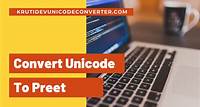 Unicode to Preeti Converter - Nepal