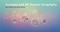 Zootopia and AP Human Geography