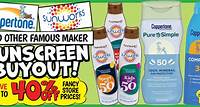Sunscreen Buyout up to 43% off their prices