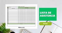 Lista de asistencia en Excel [Gratis] | didocu