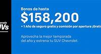 Aprovecha la mejor temporada de Familia SUVs con Chevrolet