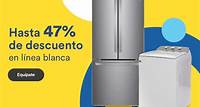 Anuncio: Hasta 47% de descuento en línea blanca. Pulsa aquí para equipar tu hogar.