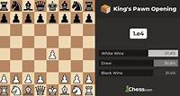 King's Pawn Opening - Chess Openings