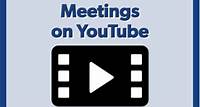 Meetings on YouTube