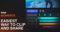 Share in-game clips easily | Moments by SteelSeries