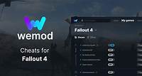 Get 17 cheats for Fallout 4 with WeMod, the Ultimate PC Game Modding App