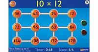 Hit the Button - Quick fire maths practise for 6-11 year olds