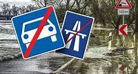 Hochwasser und Überflutungen: Diese Straßen und Autobahnen sind gesperrt