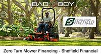 Bad Boy Mowers - Zero Turn Mower Financing - Sheffield Financial
