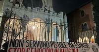CasaPound, striscioni in tutta Italia in memoria del militare che si è immolato in USA contro massacro Gaza