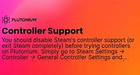Controller Support - Plutonium Project