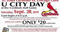 U. City Day at Cardinals Ball Game, Sept. 28, 2019