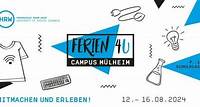 ferien4u das Feriencamp der HRW am Campus Mülheim Ferienangebot vom 12.08. – 16.08.2024