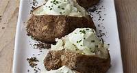 Crusty Baked Potatoes with Whipped Feta | Recipes
