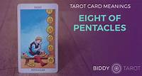 Eight of Pentacles Tarot Card Meanings | Biddy Tarot