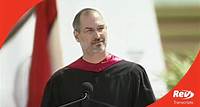 Steve Jobs Stanford Commencement Speech Transcript 2005 | Rev