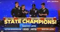 MA Champs, BLS WGBH High School Quiz Show Teammates, Win Interstate Championship