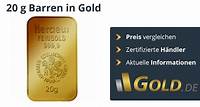 20g Goldbarren kaufen | Preis vergleichen mit der Nr. 1 GOLD.DE