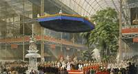 The State Opening of The Great Exhibition in 1851, colour lithograph by Louis Haghe.©