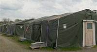 Immer mehr Zelte für Flüchtlinge: Hamburg platzt aus allen Nähten