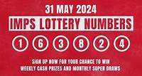Imps lottery winning number - 31/5/24