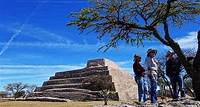 Tour a la pirámide de la Cañada de la Virgen de la arqueóloga