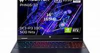Acer gaming PREDATOR HELIOS NEO 16 - 16"- QHD+ 240 Hz -Intel core i9 32 Go RAM 1 To SSD RTX 4070 TGP 115W - Noir