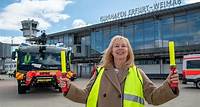 Neue Geschäftsführerin Susanne Hermann nimmt ihre Tätigkeit am Flughafen Erfurt-Weimar auf