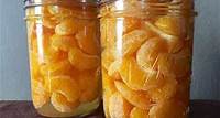 Canning mandarins in syrup