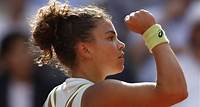 Italy’s Jasmine Paolini reacts during her semifinal match of the French Open tennis tournament against Russia’s Mirra Andreeva at the Roland Garros stadium in Paris, Thursday, June 6, 2024. (AP Photo/Jean-Francois Badias) Jasmine Paolini surprises herself by reaching her first Grand Slam final at the French Open Jasmine Paolini is struggling to believe she’s into her first Grand Slam final. She ha...