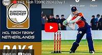 Live Cricket Streaming: HCL Tech T20IW, 2024 | Day 1 | Netherlands Women vs Italy Women | 28 May 2024 | T20 Live International Women's Cricket