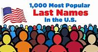 1,000 Most Popular Last Names in the U.S. - BabyNames.com