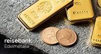 Edelmetalle bestellen Bestellen Sie Gold und Silber einfach bequem online über unseren Partner Reisebank.