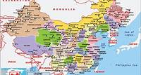 China Map | HD Political Map of China to Free Download