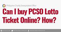 How to buy PCSO Lotto Ticket online?