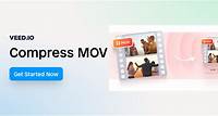 Online MOV Compressor - Reduce MOV File Size, Free