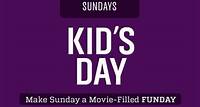 Every Sunday it's Kid's Day at Landmark Cinemas