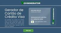 Gerador de Cartão de Crédito Visa 2023 - VCCGenerator