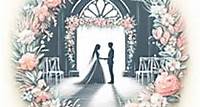 Clip Art Hochzeit - Brautpaar Silhouetten