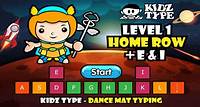 Dance Mat Typing Level 1 - Stage 2 - KidzType