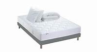 Pack astre ensemble matelas ressorts + sommier + couette + oreillers - made in france dimensions - 140 x 190 cm-G11506119