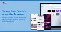 Baixe O Navegador Opera para Computador, Celular, Tablet | Opera