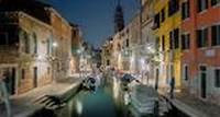 quiet evening Venice Italy